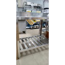 【中古】作業台 BGあり 幅900×奥行630×高さ800 【送料別途見積】【業務用】【飲食店 店舗 厨房機器 作業台 業務用作業台】