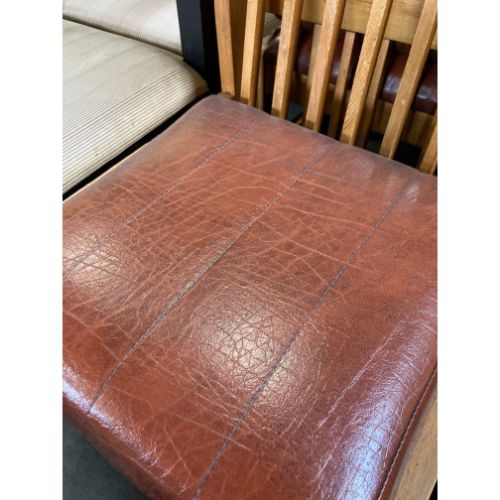 【中古】和風イス(えんじ) 幅380×奥行420×高さ760 座面高さ:450 【送料無料】【業務用】【飲食店 店舗 厨房機器 イス 業務用イス】