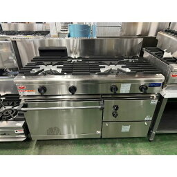 【中古】ガスレンジ マルゼン RGR-1264C 幅1200×奥行600×高さ800 都市ガス 【送料別途見積】【業務用】【飲食店 店舗 厨房機器 ガスレンジ 業務用ガスレンジ】