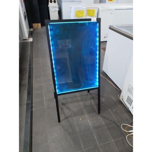 【中古】電飾看板 幅500×奥行700×高さ900 【送料別途見積】【業務用】【飲食店 店舗 店舗備品 電飾看板 スタンドサイン】