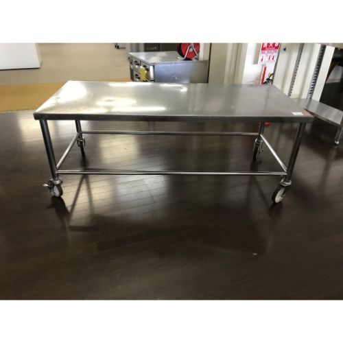 【中古】コンロ台 幅1550×奥行680×高さ600 【送料無料】【業務用】【飲食店 店舗 厨房機器 ガス台 業務用ガス台】