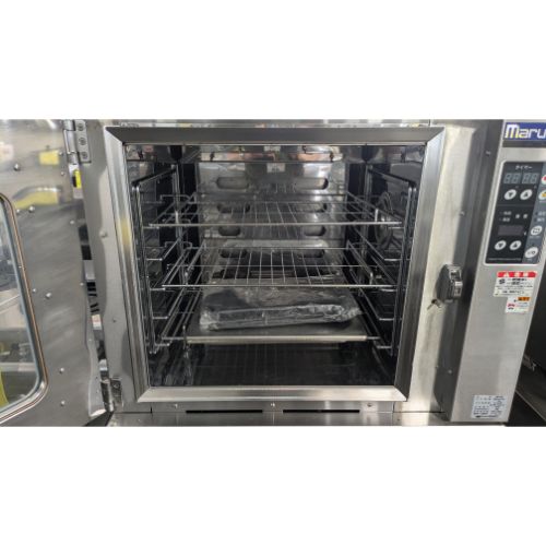 厨房機器と店舗用品 TENPOSの【中古】ガスオーブン 台付き マルゼン MCO-8SE 幅770×奥行660×高さ1470 都市ガス 【送料別途見積】【業務用】【飲食店 店舗 厨房機器 オーブン 業務用オーブン】｜アングル3