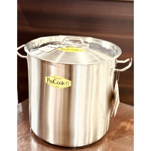 【中古】プロフック 寸胴鍋 蓋付き 45cm HOKUA 幅450×奥行450×高さ450 【送料無料】【業務用】【飲食店 店舗 調理道具 調理機器 寸胴 業務用寸胴】