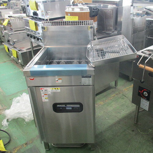 【業界最長1年保証】【中古】一槽ガスフライヤー マルゼン MXF-046C 幅450×奥行600×高さ800 都市ガス ..
