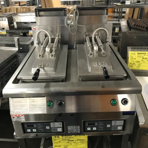 【業界最長1年保証】【中古】ガス式餃子焼器 マルゼン MGZ-44 幅600×奥行750×高さ350 都市ガス 【送料別途見積】【業務用】【飲食店 店舗 厨房機器 餃子焼器 業務用餃子焼器】