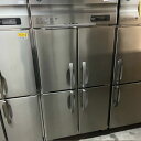 【業界最長1年保証】【中古】縦型冷凍冷蔵庫 1凍3蔵 ホシザキ HRF-90AT 幅900×奥行650×高さ1910 【送料別途見積】【業務用】【飲食店 店舗 ...