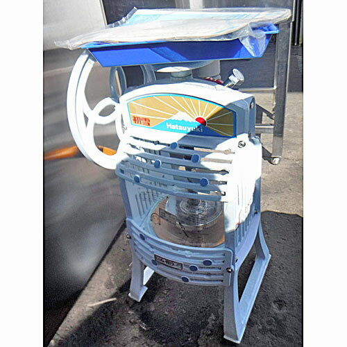 【中古】かき氷器(手動) 中部コーポレーション HA-110S 幅399×奥行273×高さ612 【送料別途見積】【業務用】【飲食店 店舗 厨房機器 かき氷器 アイスクラッシャー 業務用かき氷器 業務用アイスクラッシャー】