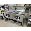 【業界最長1年保証】【中古】電気二槽フライヤー タニコー TEFL-105WN 幅1050×奥行600×高さ800 三相200V 【送料無料】【業務用】【飲食店...