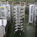 【中古】パンラック 幅490×奥行540×高さ1790 【送料別途見積】【業務用】【飲食店 店舗 厨房機器 ラック シェルフ 業務用ラック 業務用シェルフ】(3)