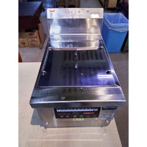 【業界最長1年保証】【中古】IH卓上フライヤー 7L マルゼン MIF-A7T 幅350×奥行580×高さ300 三相200V ..