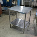 【中古】作業台 BGなし 幅680×奥行600×高さ800 【送料別途見積】【業務用】【飲食店 店舗 厨房機器 作業台 業務用作業台】