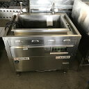 【中古】電気ゆで麺機 押切電機 OPBX-200BR2 幅850×奥行700×高さ800 三相200V 【送料別途見積】【業務用】【飲食店 店舗 厨房機器 ゆで麺機 業務用ゆで麺機】
