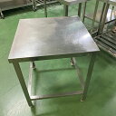 【中古】コンロ台 BGなし 幅600×奥行600×高さ700 【送料別途見積】【業務用】【飲食店 店舗 厨房機器 ガス台 業務用ガス台】
