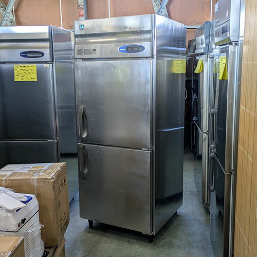 【業界最長1年保証】【中古】縦型冷蔵庫 ホシザキ HR-75LZ 幅750×奥行800×高さ1910 【送料別途見積】【業務用】【飲食店 店舗 厨房機器 冷蔵庫 業務用冷蔵庫】