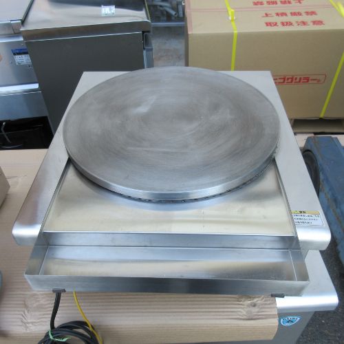 【中古】クレープ焼き機 安吉 PRO-40CRP-D 幅455×奥行480×高さ230 【送料別途見積】【業務用】【飲食店 店舗 厨房機器 特殊焼物器 業務用特殊焼物器】