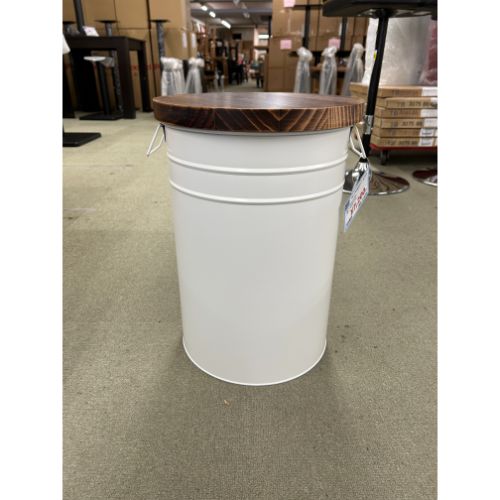 【中古】ドラム缶チェア ホワイト 幅310×奥行310×高さ440 【送料無料】【業務用】【飲食店 店舗 厨房機器 イス 業務用イス】