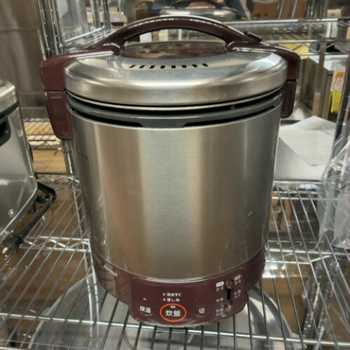 【中古】ガス炊飯器 1升 リンナイ(Rinnai) RR-100VQ 幅309×奥行277×高さ359 LPG(プロパンガス) 【送料..