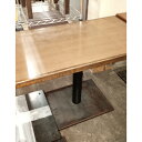 【中古】テーブル ブラウン 幅940×奥行550×高さ650 【送料無料】【業務用】【飲食店 店舗 厨房機器 テーブル 業務用テーブル】