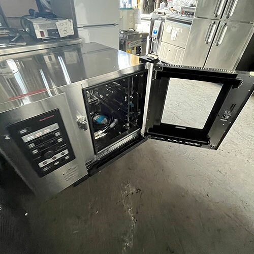厨房機器と店舗用品 TENPOSの【業界最長1年保証】【中古】スチームコンベクションオーブン ホシザキ MIC-6SA3-1 幅780×奥行750×高さ860 三相200V 【送料別途見積】【業務用】【飲食店 店舗 厨房機器 オーブン 業務用オーブン】｜アングル2