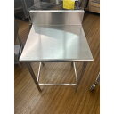 【中古】作業台 BGあり 幅600×奥行600×高さ800 【送料別途見積】【業務用】【飲食店 店舗 厨房機器 作業台 業務用作業台】