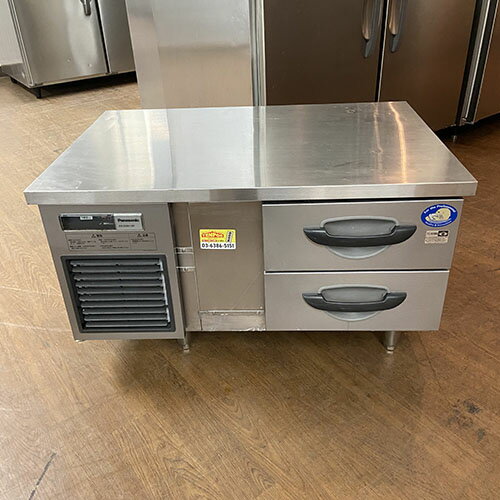 Freezers, Refrigerators - 【業界最長1年保証】【中古】冷蔵ドロワーコールドテーブル パナソニック(Panasonic) SUR-DG961-2B1 幅900×奥行600×高さ550 【送料無料】【業務用】【飲食店 店舗 厨房機器 ドロワーコールドテーブル 業務用ドロワーコールドテーブル】