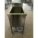 【中古】一槽シンク 幅400×奥行700×高さ800 【送料別途見積】【業務用】【飲食店 店舗 厨房機器 一槽シンク 業務用一槽シンク】