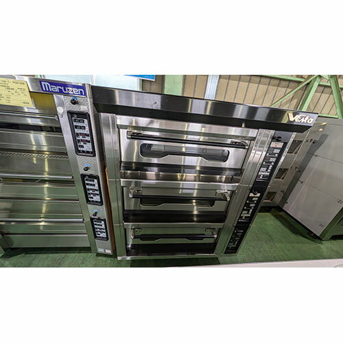 【業界最長1年保証】【中古】デッキオーブン タニコー TV04R-SSS 幅1320×奥行1660×高さ1800 三相200V ..