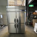 【中古】縦型冷凍冷蔵庫 2凍2蔵 ホシザキ HRF-120ZFT 幅1200×奥行650×高さ1910 【送料別途見積】【業務用】【飲食店 店舗 厨房機器 冷凍冷蔵庫 業務用冷凍冷蔵庫】(3)