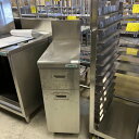 【中古】キャビネット 引出し付き BGあり 幅300×奥行600×高さ800 【送料別途見積】【業務用】【飲食店 店舗 厨房機器 調理台 業務用調理台】