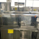 【中古】吊戸棚 ガラス扉 排水付き 幅1430×奥行350×高さ550 【送料別途見積】【業務用】【飲食店 店舗 厨房機器 吊戸棚 業務用吊戸棚】(3)