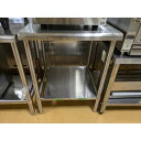 【中古】作業台 幅600×奥行600×高さ800 【送料別途見積】【業務用】【飲食店 店舗 厨房機器 作業台 業務用作業台】