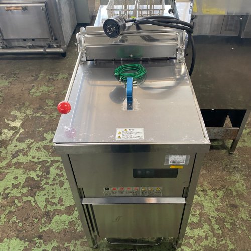 【業界最長1年保証】【中古】電気フライヤー ホシザキ FL-20B 幅450×奥行590×高さ800 三相200V 【送料..