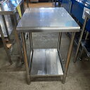 【中古】作業台 BGなし 幅523×奥行750×高さ800 【送料別途見積】【業務用】【飲食店 店舗 厨房機器 作業台 業務用作業台】