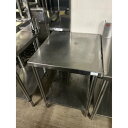 【中古】作業台 BGなし 幅600×奥行550×高さ800 【送料別途見積】【業務用】【飲食店 店舗 厨房機器 作業台 業務用作業台】