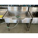【中古】舟形シンク BGあり 幅900×奥行600×高さ800 【送料別途見積】【業務用】【飲食店 店舗 厨房機器 舟形シンク 業務用舟形シンク】
