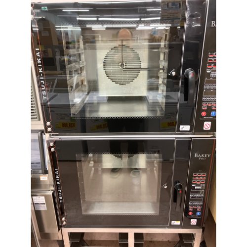 【業界最長1年保証】【中古】ベーカリーオーブン 2段 ツジキカイ BX-5 幅960×奥行930×高さ1800 三相200V 【送料別途見積】【業務用】【飲食店 店舗 厨房機器 オーブン 業務用オーブン】
