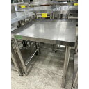 【中古】コンロ台 三方枠 BGなし 幅600×奥行600×高さ700 【送料別途見積】【業務用】【飲食店 店舗 厨房機器 ガス台 業務用ガス台】