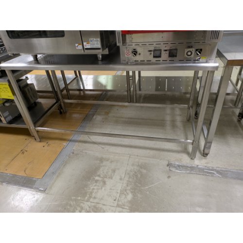 【中古】作業台 BGなし 幅1500×奥行600×高さ800 【送料別途見積】【業務用】【飲食店 店舗 厨房機器 作業台 業務用作業台】