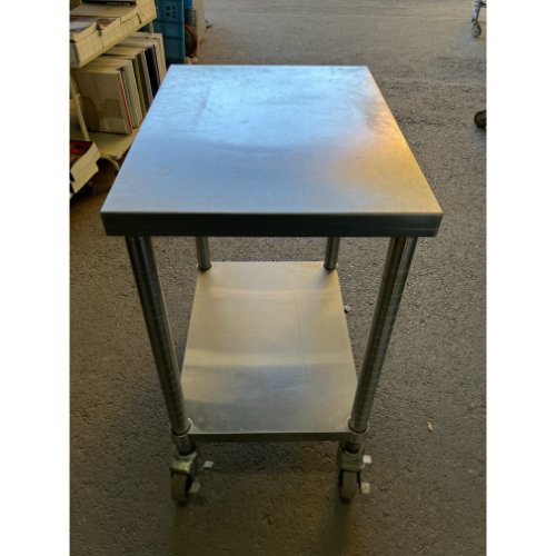 【中古】移動台 BGなし 幅450×奥行600×高さ800 【送料別途見積】【業務用】【飲食店 店舗 厨房機器 作業台 業務用作業台】
