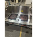 【中古】IH調理器 マルゼン MIHL-55C 幅900×奥行600×高さ450 三相200V 【送料別途見積】【業務用】【飲食店 店舗 厨房機器 卓上IHコンロ 業務用卓上IHコンロ】