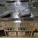 【業界最長1年保証】【中古】ガスフライヤー コメットカトウ AF3-GA18W-L16 幅865×奥行600×高さ800 都市ガス 【送料別途見積】【業務用】【飲食店 店舗 厨房機器 フライヤー 業務用フライヤー】