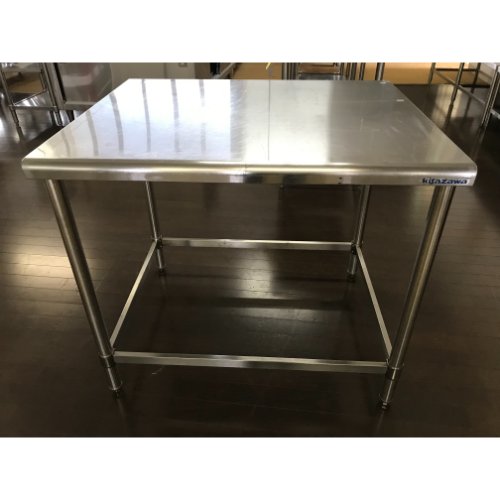 【中古】作業台 BGなし 幅900×奥行750×高さ800 【送料別途見積】【業務用】【飲食店 店舗 厨房機器 作業台 業務用作業台】