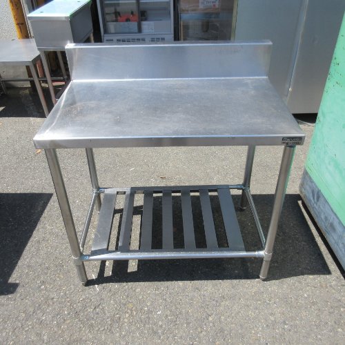 【中古】作業台 BGあり マルゼン 幅900×奥行600×高さ790 【送料別途見積】【業務用】【飲食店 店舗 厨房機器 作業台 業務用作業台】