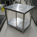 【中古】作業台 BGなし 幅700×奥行650×高さ700 【送料別途見積】【業務用】【飲食店 店舗 厨房機器 作業台 業務用作業台】