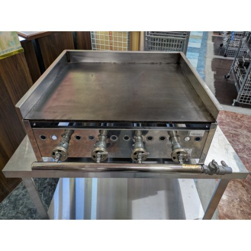 【業界最長1年保証】【中古】鉄板焼き台 幅640×奥行720×高さ270 LPG(プロパンガス) 【送料別途見積】【業務用】【飲食店 店舗 厨房機器 グリドル 鉄板焼器 業務用グリドル 業務用鉄板焼器】