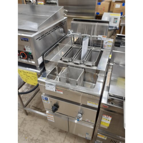 【業界最長1年保証】【中古】パスタボイラー タニコー TGSR-50R 幅500×奥行650×高さ800 都市ガス 【送..