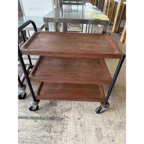 【中古】木製ワゴン 幅700×奥行400×高さ700 【送料別途見積】【業務用】【飲食店 店舗 店舗備品 インテリア 家具 店舗什器】