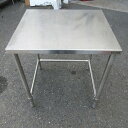 【中古】作業台 三方枠 BGなし タニコー 幅700×奥行600×高さ790 【送料別途見積】【業務用】【飲食店 店舗 厨房機器 作業台 業務用作業台】