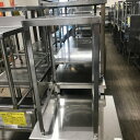 【中古】作業台 三方枠 BGなし 幅420×奥行520×高さ800 【送料別途見積】【業務用】【飲食店 店舗 厨房機器 作業台 業務用作業台】