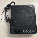 【中古】IHコンロ アイリスオーヤマ IHK-TK6-B 幅240×奥行286×高さ54 【送料別途見積】【業務用】【飲食店 店舗 厨房機器 卓上IHコンロ 業務用卓上IHコンロ】
